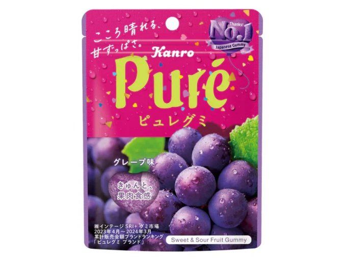 Kanro Grape Pure Gummy 56g
