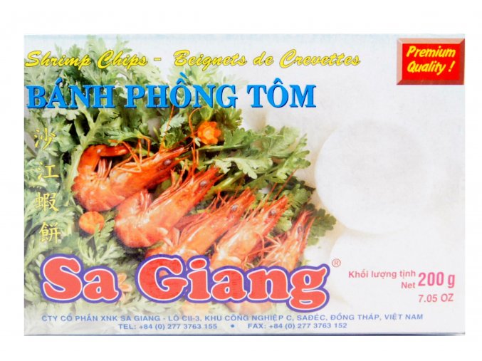 Banh Phong Tom Sa Giang Shrimp Chips 200g