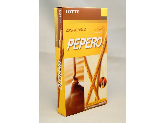 Lotte Pepero Nude čokoládové tyčinky 50 g