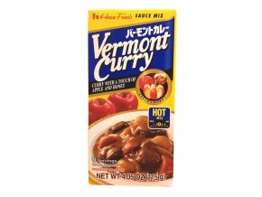 House Foods Vermont Curry Hot Japonské kari pálivé 115g