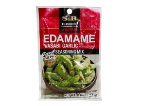 S&B Seasoning Mix for Edamame -  Wasabi Garlic 24g