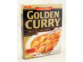 S&B Golden Curry Hot Ready-made Sauce - prošlé datum minimální trvanlivosti