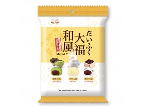 Royal Family Mochi - Mixed (Matcha, Milk & Red Bean) Flavour 250g