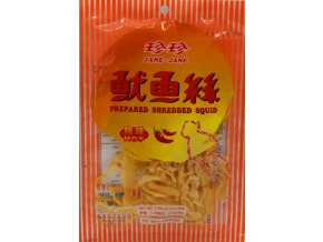 JaneJane Prepared Shredded Squid, hot 50g