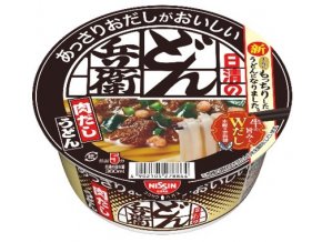 Nissin Cup Noodle Donbei Dark Brown Dashi Udon Beef&Bonito Flavor 72g