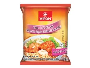 korean style instant noodles kim chi flavor 70 gr