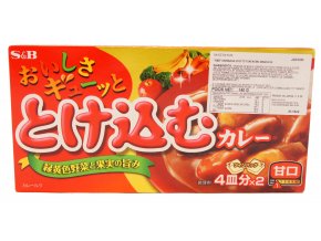 S&B Tokekomu Curry Amakuchi japonské kari 140g