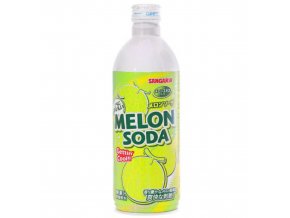 sangaria ramu bottle melon ramune soda 500ml