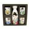 Fuji Sake set ( geisha )