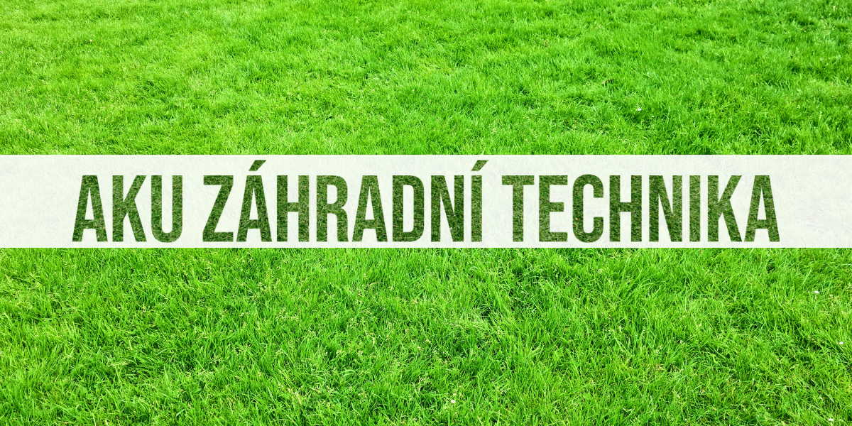 Aku zahradní technika