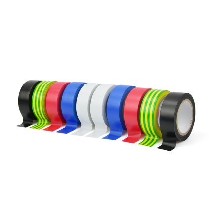 54915 barejna izolacni paska 19 mm x 0 13 mm x 5 m sada 10 ks 50
