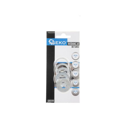 67281 redukce na kotouce 5 ks 30 25 4 30 22 2 30 20 30 16 30 12 7 500