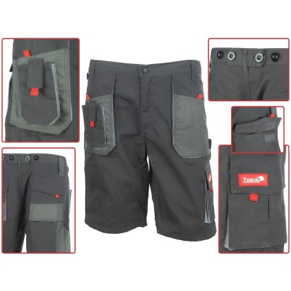 60318 kratke pracovni kalhoty tvardy velikost m 10