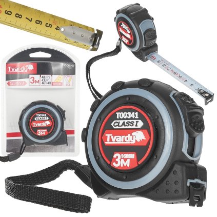 57072 dvoustranny nylonovy svinovaci metr 3 m 16 mm trida i 12 120