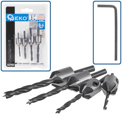 69450 sada vrtaku s prohlubovacem 5 ks 25 100