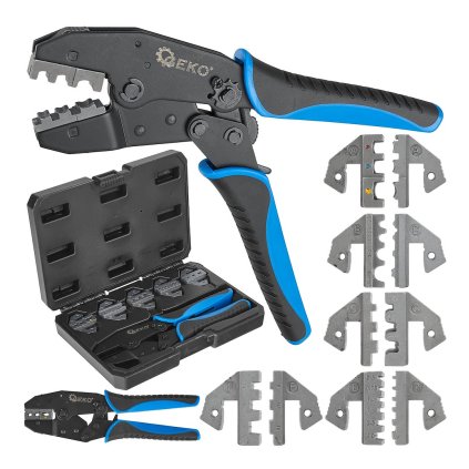 60336 krimpovaci kleste na koncovky kabelu sada 5 matric 5