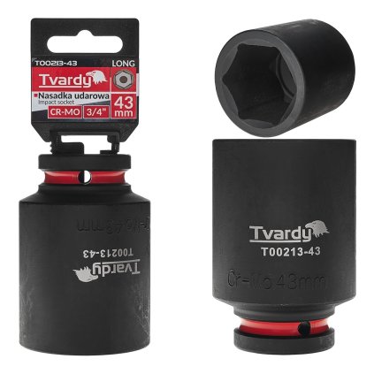 56592 dlouha nastrcna hlavice 3 4 6 hran 43 mm cr mo 1 20