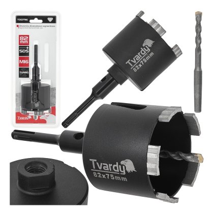 56100 diamantova derovka turbo 82 mm sds plus m16 20