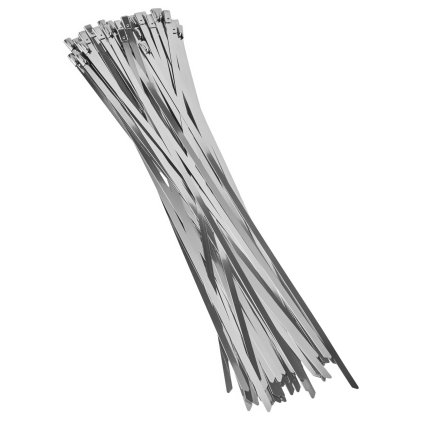 Ocelové fi × ační pásky 4,6 × 300 mm - 100 ks set od KRAFT&DELE KD10864