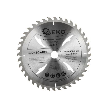 59865 kotouc na drevo 300x30x40t otvory 20