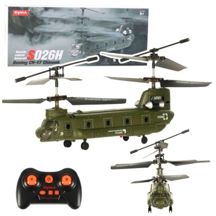 RC Vrtulník Syma S026H-1 – Zelený Khaki, Ideální pro Děti a Začátečníky