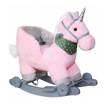 Růžový Houpací Jednorožec Pro Děti - Bezpečnost a Pohodlí