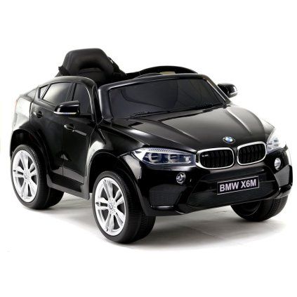 Auto na baterii BMW X6 černý lakovaný