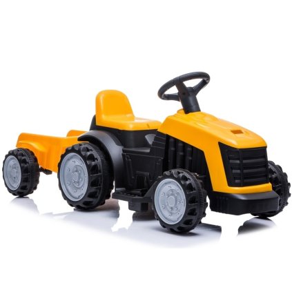 Akumulátorový Traktor s Přívěsem TR1908T Žlutý