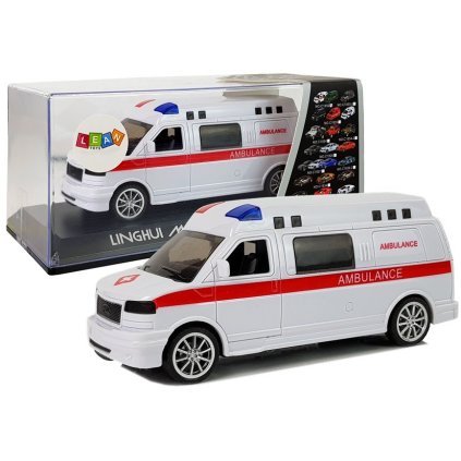 Ambulance S Hnacím Mechanismem a Zvukem Sirény Osvětlení