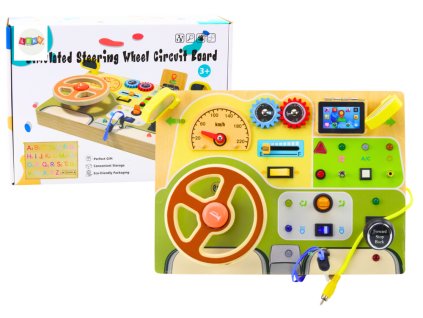 Analogová Sensoryczna Manipulační Tabule Auto LED Světla
