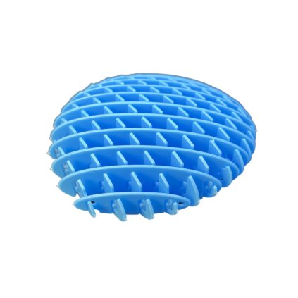 Antistresová elastická senzorická hračka Fidget modrá 10cm
