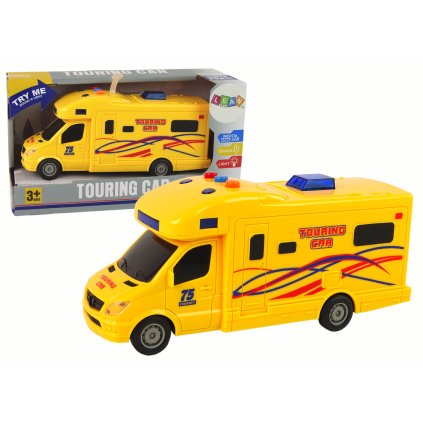 Auto Camper Výlet Tření Pohon Zvuk Světla