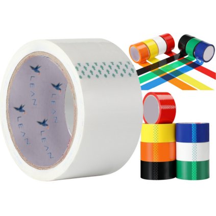 Bílá Akrylová Balení Páska 48/50Y