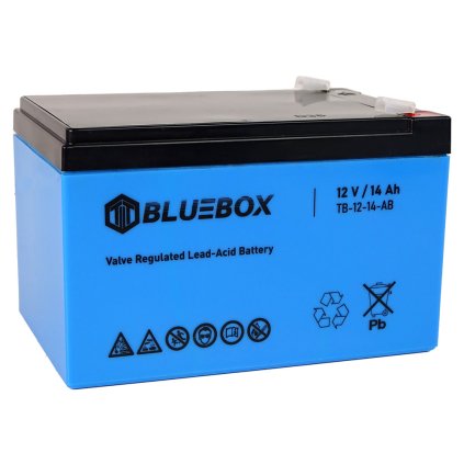 BLUEBOX AGM Gelová Baterie 12V 14Ah pro Auto na Akumulátor