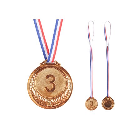 Bronzová Medaile Třetí Místo Ocenění Trofej Zinková 6,5cm