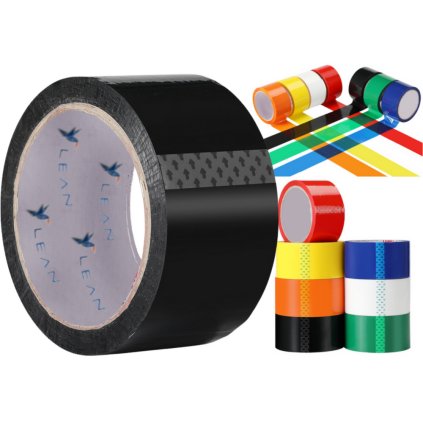 Černá akrylová balicí páska 48/50Y