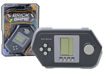 Černá Elektronická Konzole HraTetris Brick Game