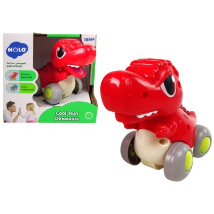 Červený T-Rex na Kolečkách Figurka