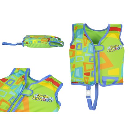 Dětská Plavecká Vesta Zelená 51 cm Bestway 32176