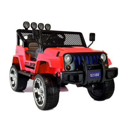 Dětské Auto Na Akumulátor S2388 Jeep Červený 4x45W