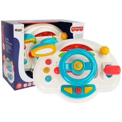 Dětský Interaktivní Volant Klakson Zvuk Světlo