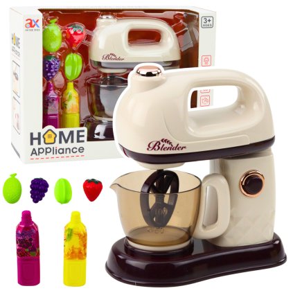 Dětský Kuchyňský Robot Mixér Owoce Šťávy Světla Zvuky Bílý