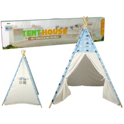 Dětský stan Teepee Indiánský Mráčky Vodotěsný Zahradní