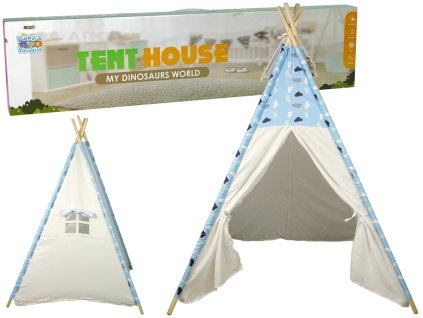 Dětský stan Teepee Indiánský Mráčky Vodotěsný Zahradní