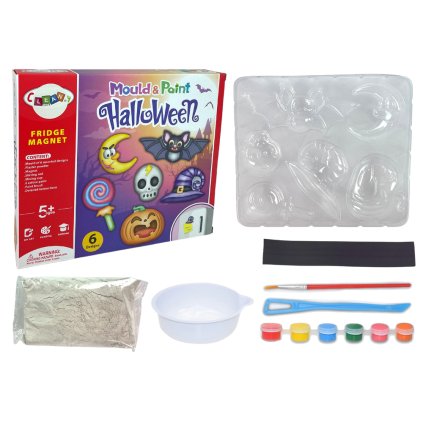 DIY Set Halloween Magnety Sádrové Odlitky Dýně