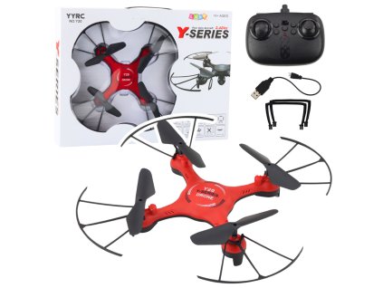 Dron Y20 UFO Dálkově Ovládaný Světla Rotace 360° Červený