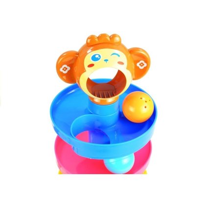 Edukativní třídící skluzavka s opičkou pro batolata