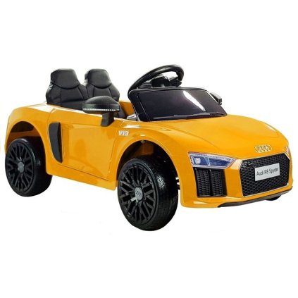 Elektrické autíčko na baterie Audi R8 Spyder Žluté