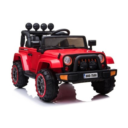 Elektrické Auto Na Dálkové Ovládání Jeep BRD-7588 Červený 4x4