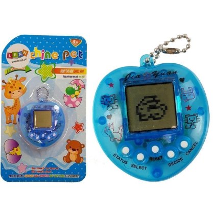 Elektronická Hra Tamagotchi Modrá s Krátkým Řetízkem